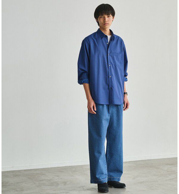 UNITED ARROWS green label relaxing「【別注/WEB限定】＜3/2 WORKS＞GLR ワイド デニム パンツ」|デニム|