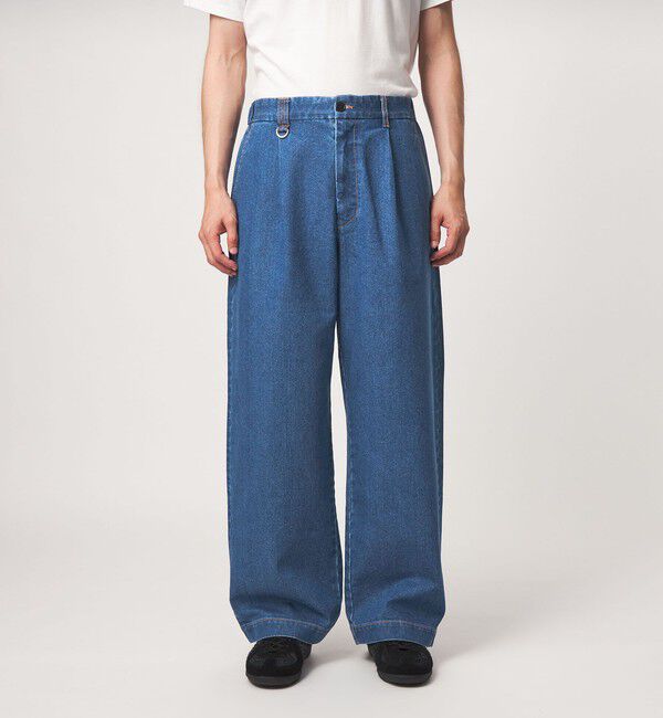 UNITED ARROWS green label relaxing「【別注/WEB限定】＜3/2 WORKS＞GLR ワイド デニム パンツ」|デニム|