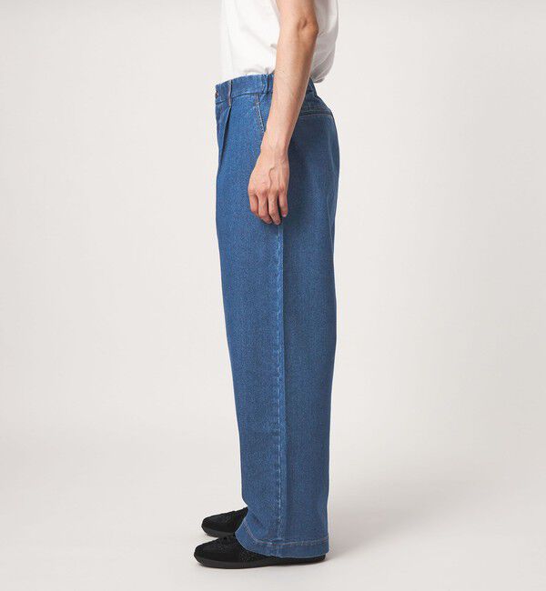 UNITED ARROWS green label relaxing「【別注/WEB限定】＜3/2 WORKS＞GLR ワイド デニム パンツ」|デニム|