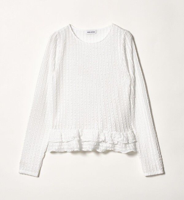 EMMEL REFINES「＜EMMEL REFINES＞EM スソティアード フリル プルオーバー」|Tシャツ・カットソー|