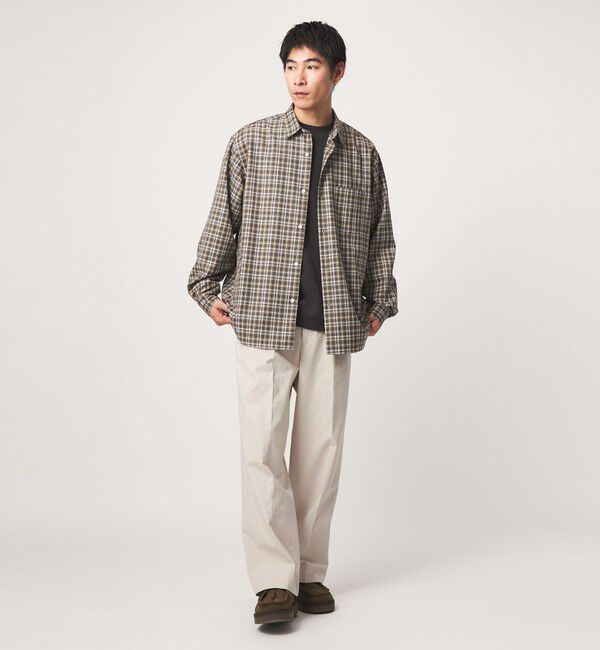UNITED ARROWS green label relaxing「ハイツイスト 2P ワイド ストレート パンツ W5」|チノ|