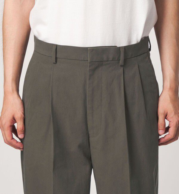 UNITED ARROWS green label relaxing「ハイツイスト 2P ワイド ストレート パンツ W5」|チノ|