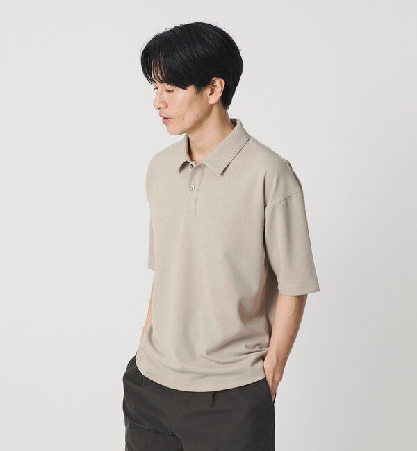 BEAUTY&YOUTH UNITED ARROWS「ドライ スムース ジャージー ポロシャツ 吸水速乾」|Tシャツ・カットソー|BEIGE