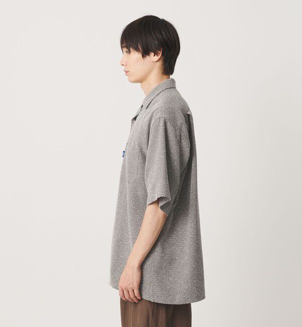NICE WEATHER「＜NICE WEATHER＞チェックオーバー ショートスリーブ シャツ」|シャツ・ブラウス|