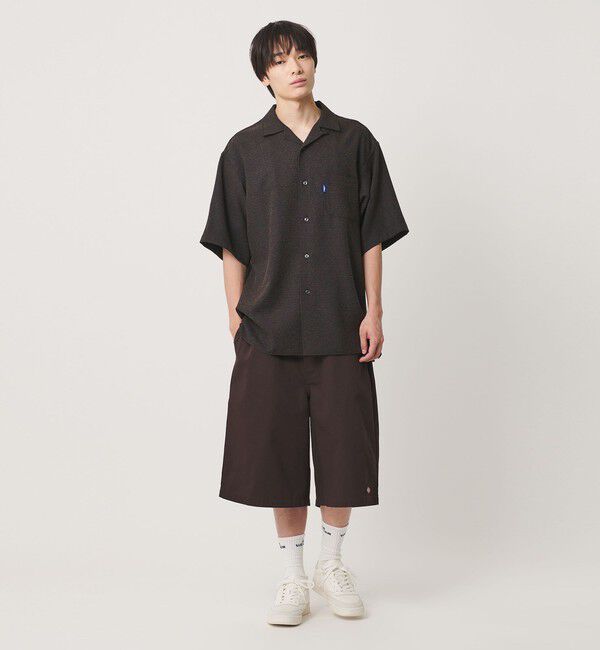 NICE WEATHER「＜NICE WEATHER＞チェックオーバー ショートスリーブ シャツ」|シャツ・ブラウス|