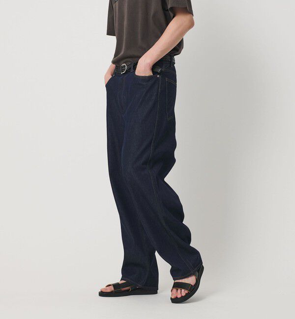 BEAUTY&YOUTH UNITED ARROWS「11.5oz ライト ハイツイスト テーパード デニム パンツ NO.9」|チノ|
