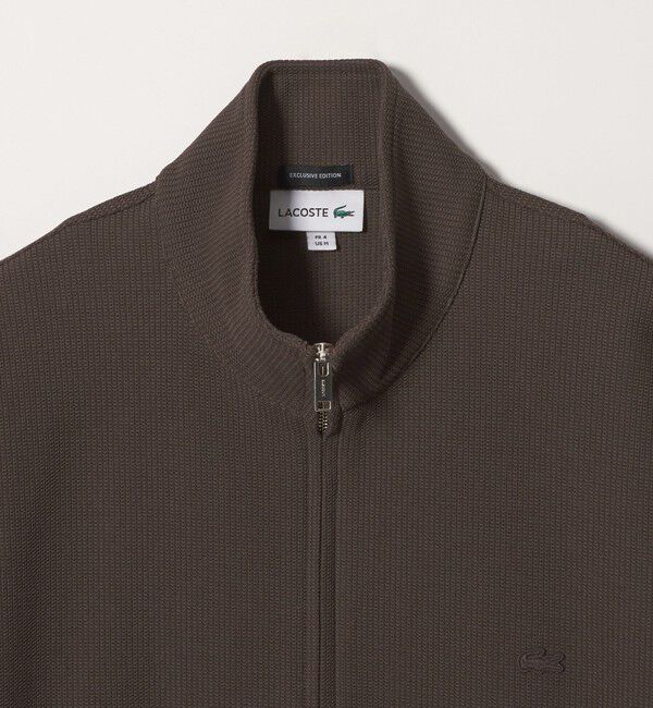 BEAUTY&YOUTH UNITED ARROWS「＜LACOSTE for BEAUTY&YOUTH＞ ワントーン ジップ ブルゾン」|カーディガン|