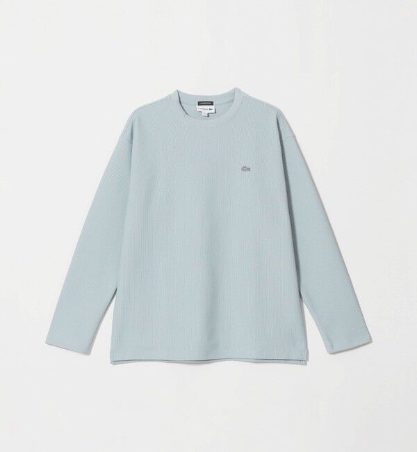 BEAUTY&YOUTH UNITED ARROWS「＜LACOSTE for BEAUTY&YOUTH＞ ワントーン ロングスリーブ カットソー」|Tシャツ・カットソー|MD.GRAY