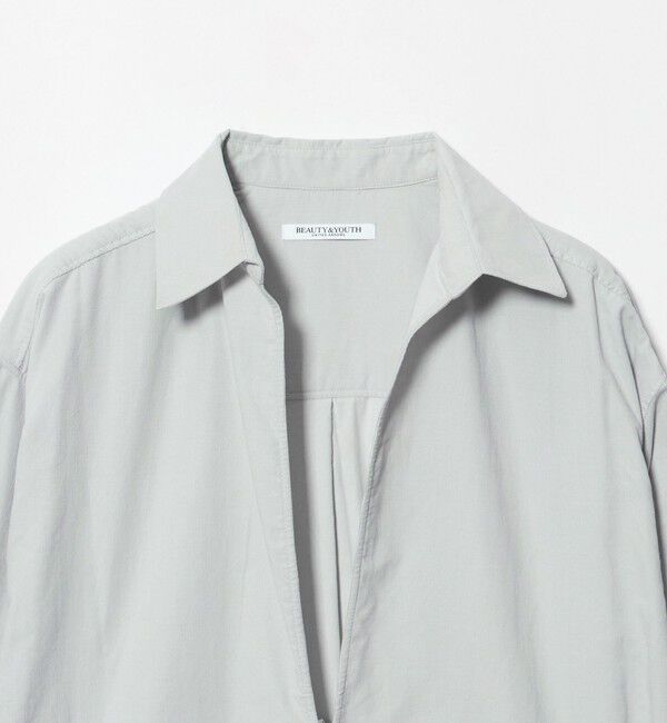 BEAUTY&YOUTH UNITED ARROWS「コットンコーデュロイ スキッパーチュニック」|シャツ・ブラウス|