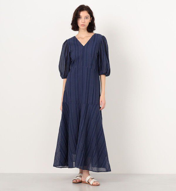 TOMORROWLAND BUYING WEAR「ne Quittez pas Cotton Organza Ladder Cifre Flare ドレス」|ワンピース|