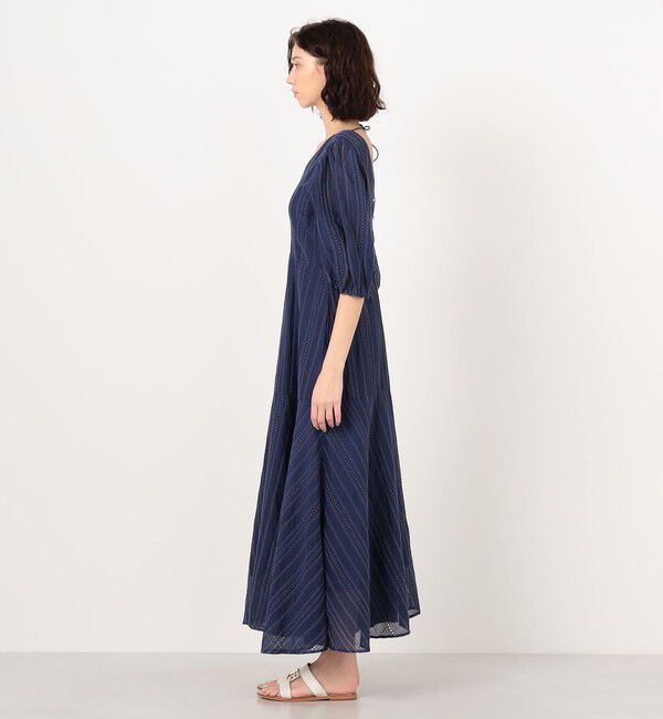 TOMORROWLAND BUYING WEAR「ne Quittez pas Cotton Organza Ladder Cifre Flare ドレス」|ワンピース|
