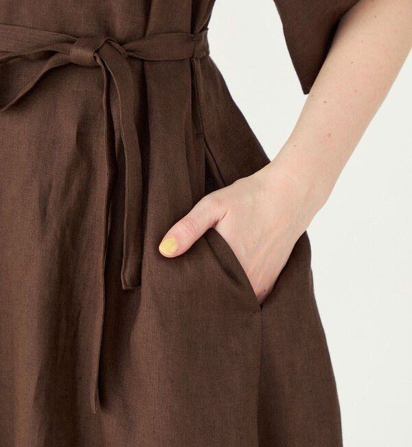 Ballsey「タンドゥルリネン Aラインスキッパーワンピース」|ワンピース|