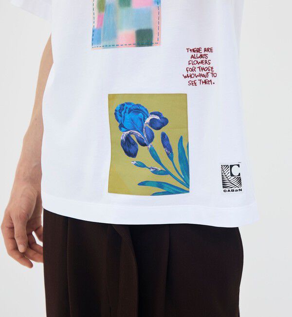 CABaN「スビンコットン IRIS LAYERTシャツ」|Tシャツ・カットソー|