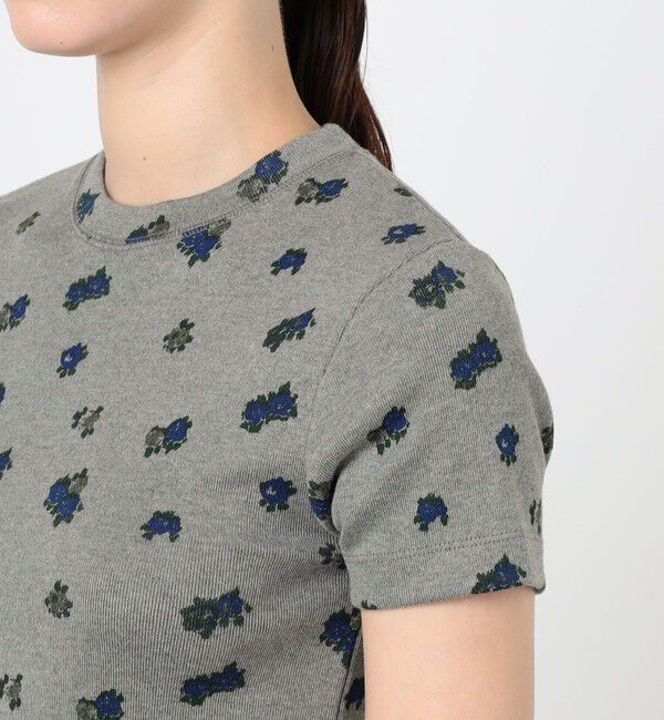Edition「コットンモダールフライス フラワープリント Tシャツ」|Tシャツ・カットソー|