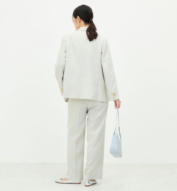 NOLLEY'S「《セットアップ対応》ウォッシャブルシャーク愛されセミワイドパンツ」|その他|