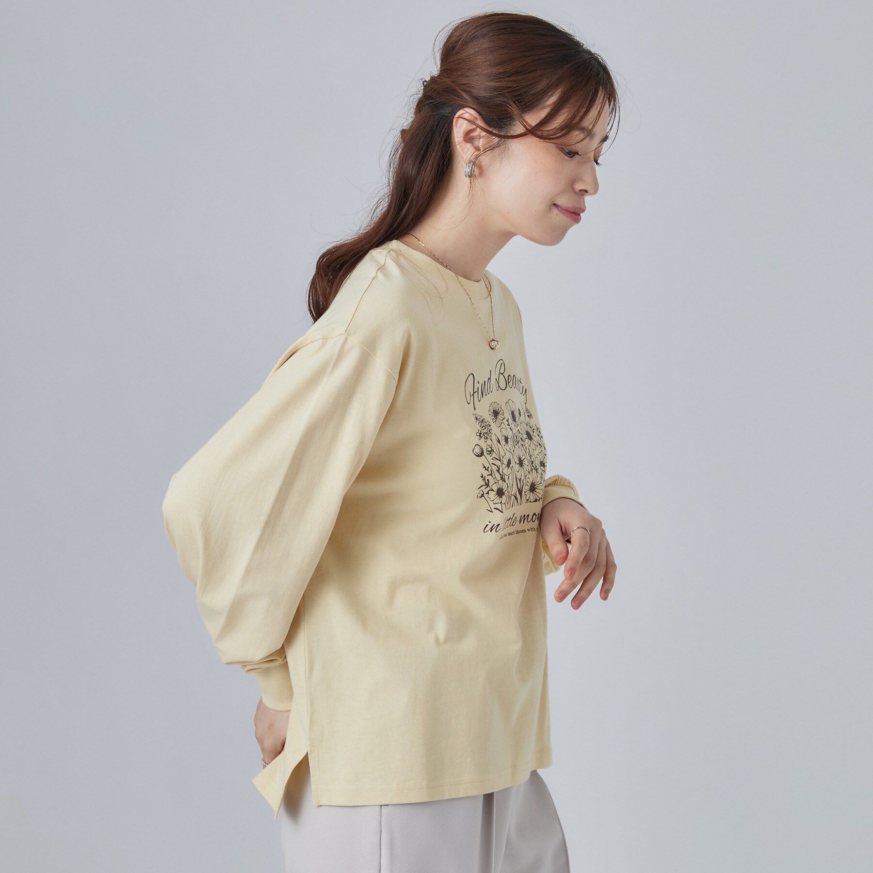 SHOO･LA･RUE「【S-LL】デイリー使いに 選べる6柄プリントロンT」|Tシャツ・カットソー|