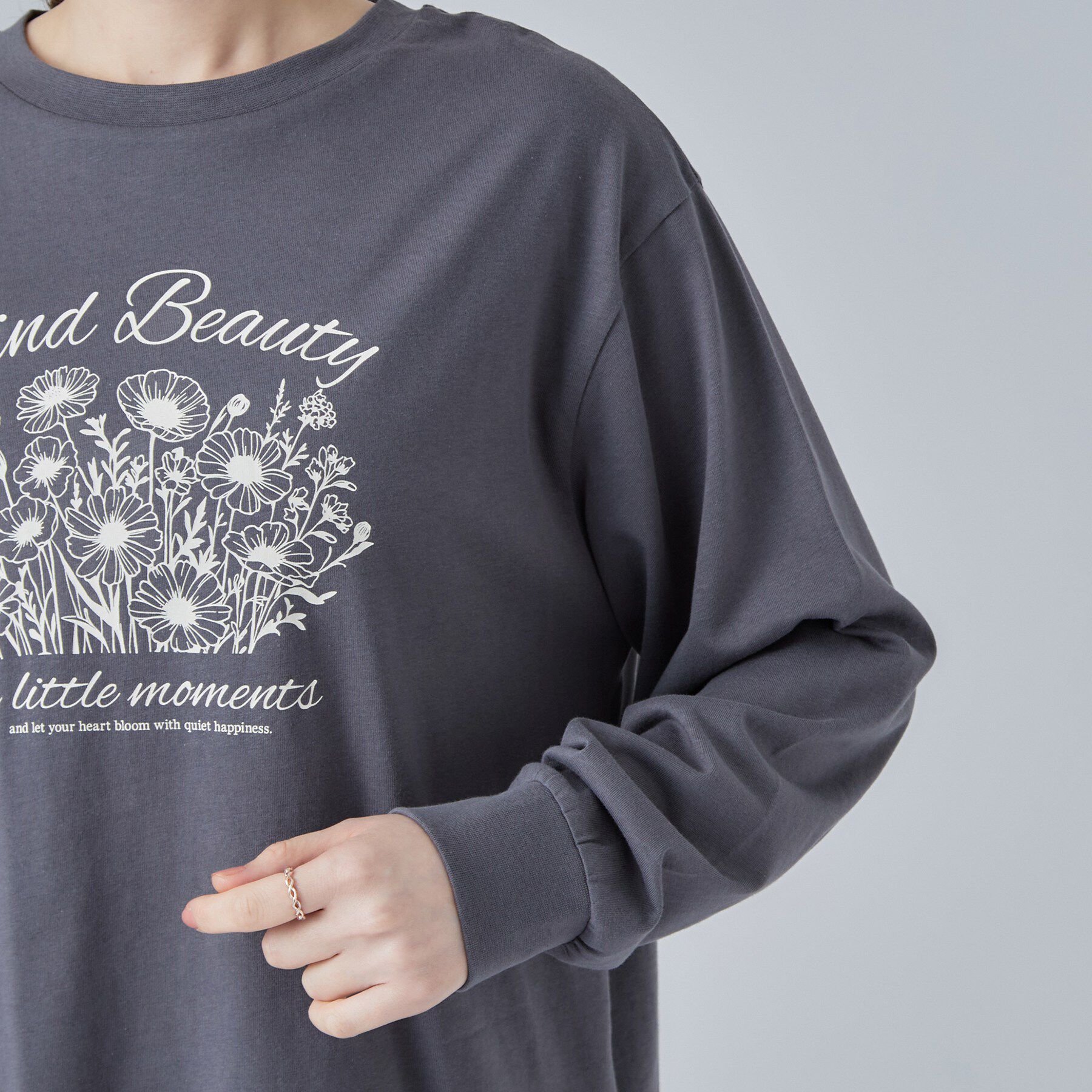 SHOO･LA･RUE「【S-LL】デイリー使いに 選べる6柄プリントロンT」|Tシャツ・カットソー|