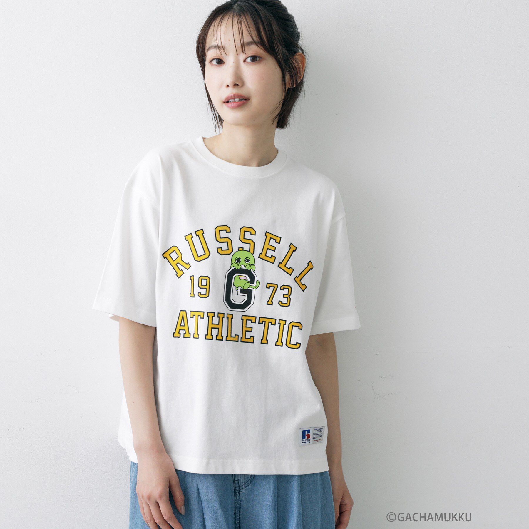 Dessin「ガチャピン・ムック コラボTシャツ」|Tシャツ・カットソー|