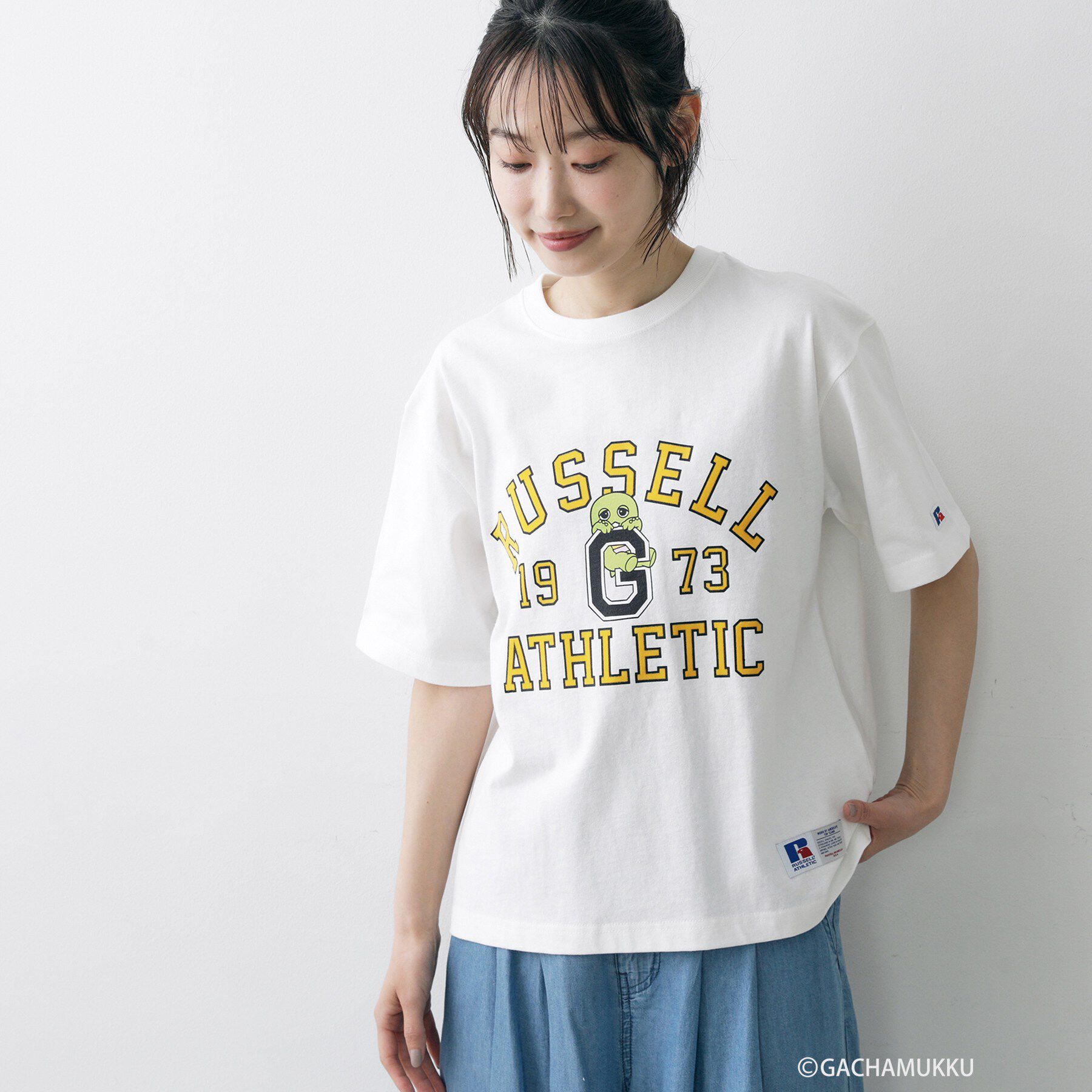 Dessin「ガチャピン・ムック コラボTシャツ」|Tシャツ・カットソー|