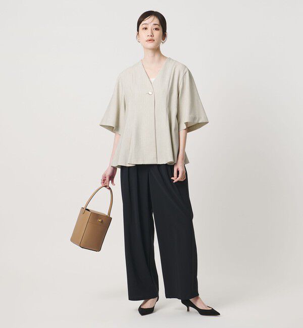 UNITED ARROWS「Spiree ストライプ ブラウス ‐ウォッシャブル‐」|シャツ・ブラウス|