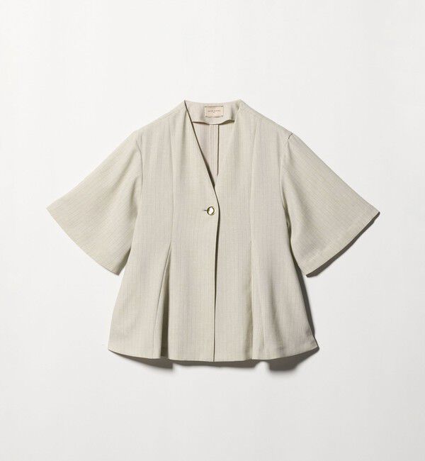 UNITED ARROWS「Spiree ストライプ ブラウス ‐ウォッシャブル‐」|シャツ・ブラウス|