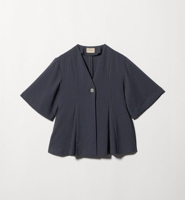 UNITED ARROWS「Spiree ストライプ ブラウス ‐ウォッシャブル‐」|シャツ・ブラウス|