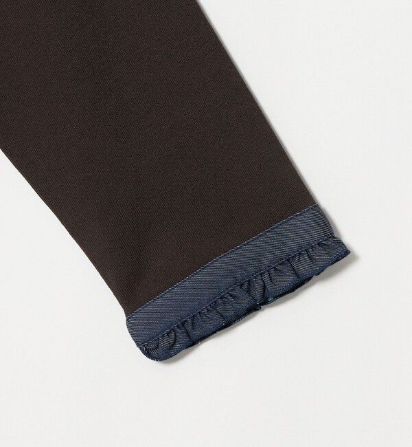 UNITED ARROWS「六分袖 デニムライク ポロニット ‐ウォッシャブル‐」|ニット・セーター|