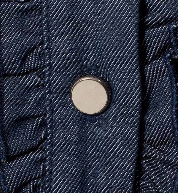 UNITED ARROWS「六分袖 デニムライク ポロニット ‐ウォッシャブル‐」|ニット・セーター|
