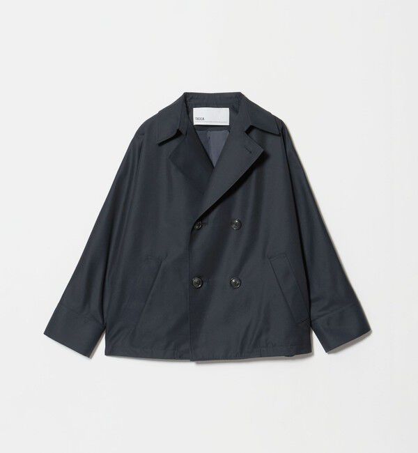 UNITED ARROWS「【別注】＜TICCA＞ショート トレンチコート」|トレンチコート|NAVY