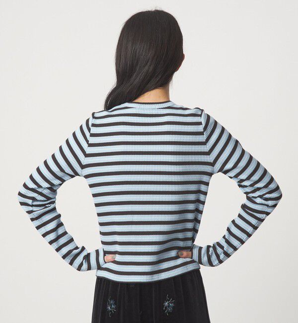 EMMEL REFINES「＜EMMEL REFINES＞EM マルチボーダー ロングスリーブ プルオーバー」|Tシャツ・カットソー|