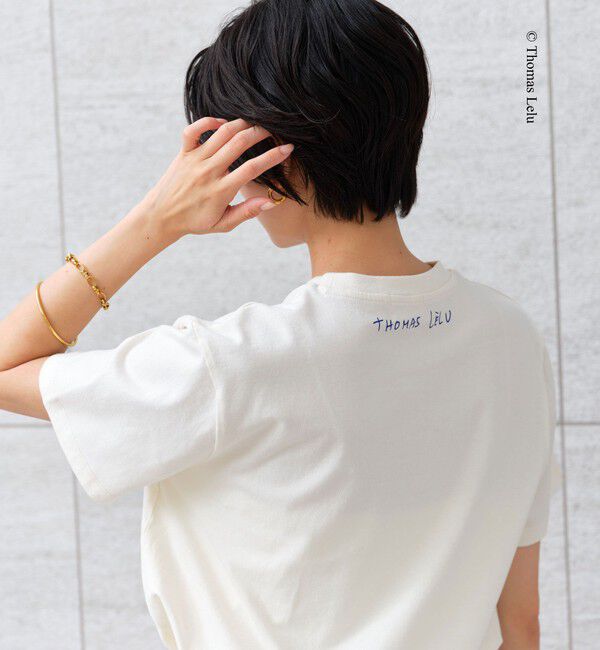 UNITED ARROWS green label relaxing「【別注】＜Thomas Lelu＞サインアート 半袖 Tシャツ カットソー」|Tシャツ・カットソー|
