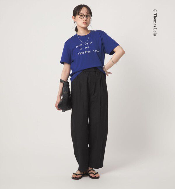 UNITED ARROWS green label relaxing「【別注】＜Thomas Lelu＞サインアート 半袖 Tシャツ カットソー」|Tシャツ・カットソー|