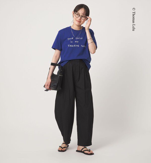 UNITED ARROWS green label relaxing「【別注】＜Thomas Lelu＞サインアート 半袖 Tシャツ カットソー」|Tシャツ・カットソー|