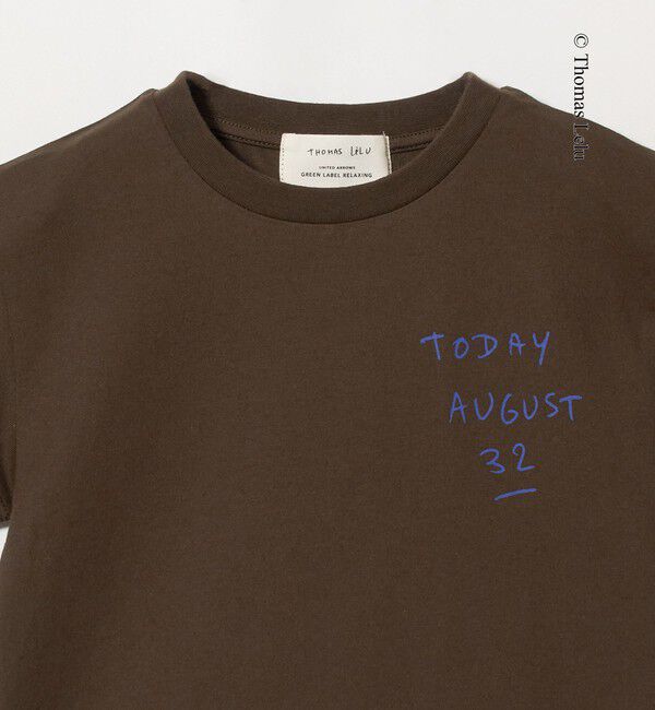UNITED ARROWS green label relaxing「【別注】＜Thomas Lelu＞サインアート 半袖 Tシャツ カットソー / キッズ 120cm-140cm」|Tシャツ・カットソー|