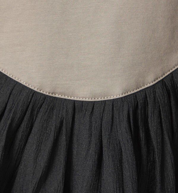 UNITED ARROWS green label relaxing「シアー コンビ 5分袖 プルオーバー カットソー」|Tシャツ・カットソー|