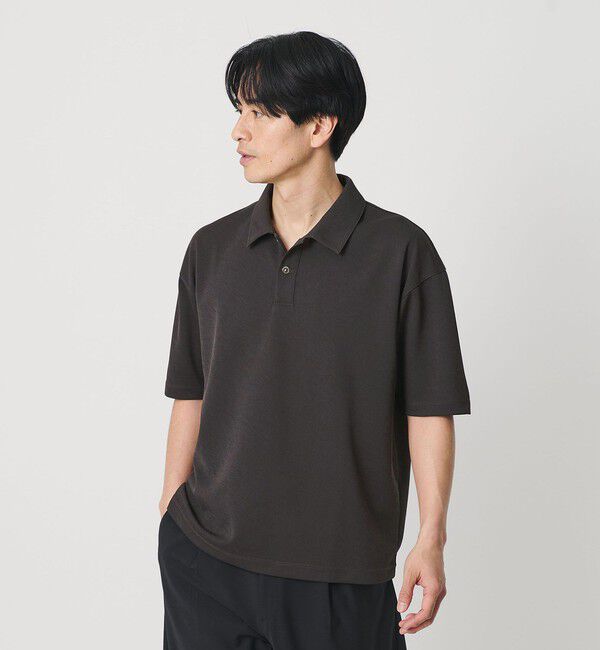 BEAUTY&YOUTH UNITED ARROWS「ドライ スムース ジャージー ポロシャツ 吸水速乾」|Tシャツ・カットソー|DK.GRAY