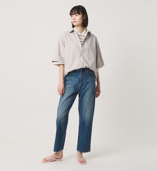 NICE WEATHER「＜NICE WEATHER＞ボーダー ショートスリーブ ポロシャツ」|ポロシャツ|