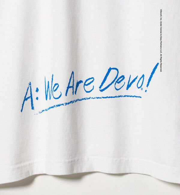 BEAUTY&YOUTH UNITED ARROWS「＜DEVO &times; BEAUTY&YOUTH＞WE ARE プリント Tシャツ」|Tシャツ・カットソー|