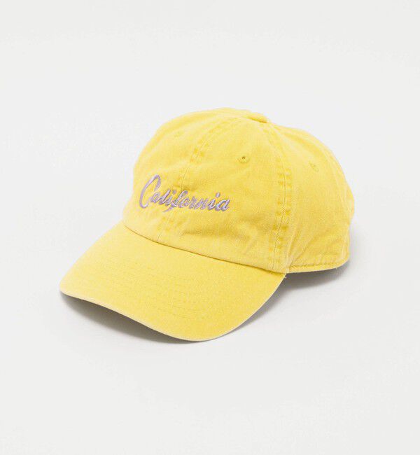 California General Store「＜CGS.＞フェード ロゴ キャップ」|キャップ・キャスケット|YELLOW