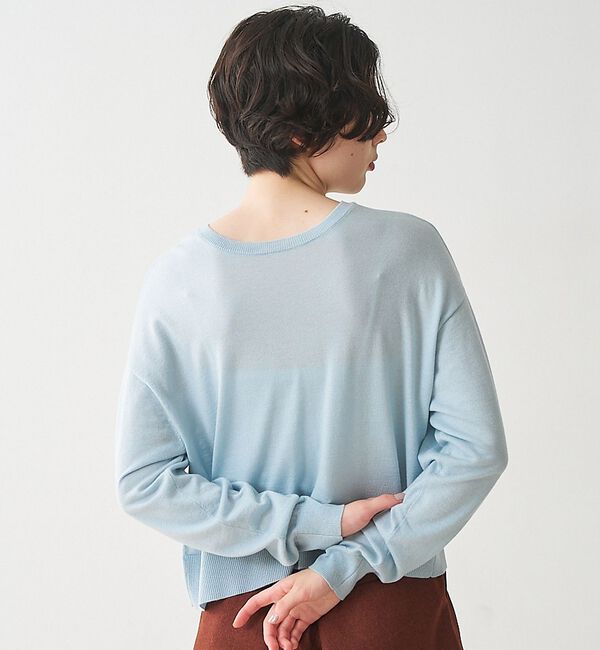 collex「クルーネックショート丈カーディガン」|カーディガン|