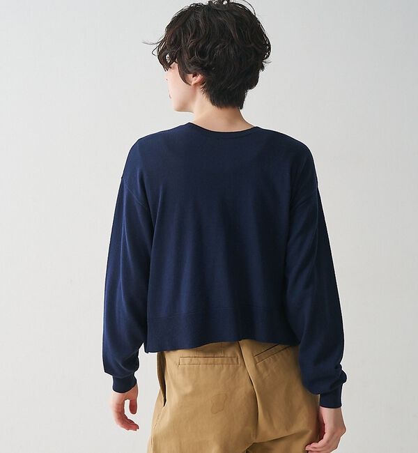 collex「クルーネックショート丈カーディガン」|カーディガン|