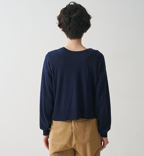 collex「クルーネックショート丈カーディガン」|カーディガン|
