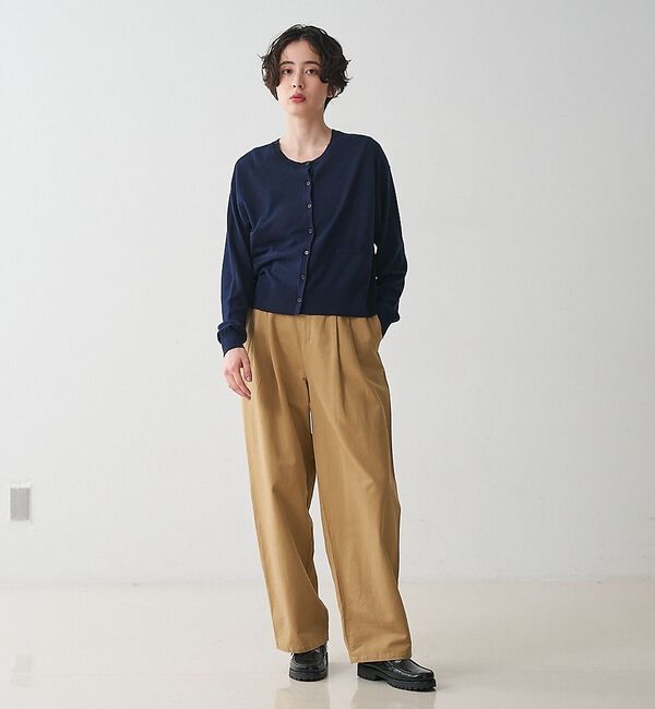 collex「クルーネックショート丈カーディガン」|カーディガン|