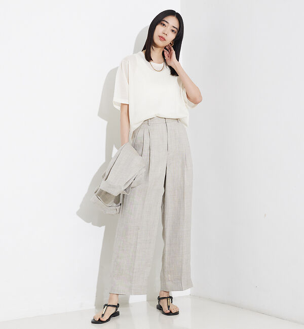qualite「【セットアップ対応】ミックスカラーラミーパンツ」|その他|