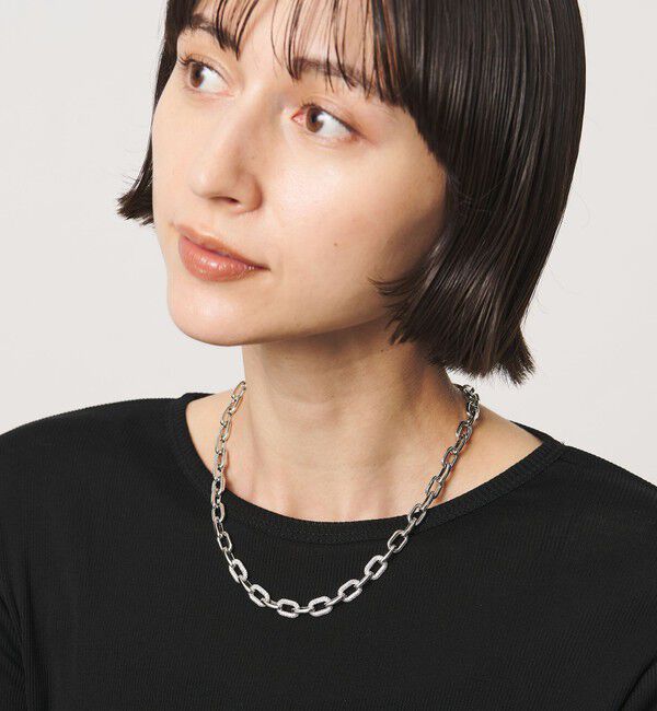 UNITED ARROWS「パヴェ シック チェーンネックレス」|ネックレス|