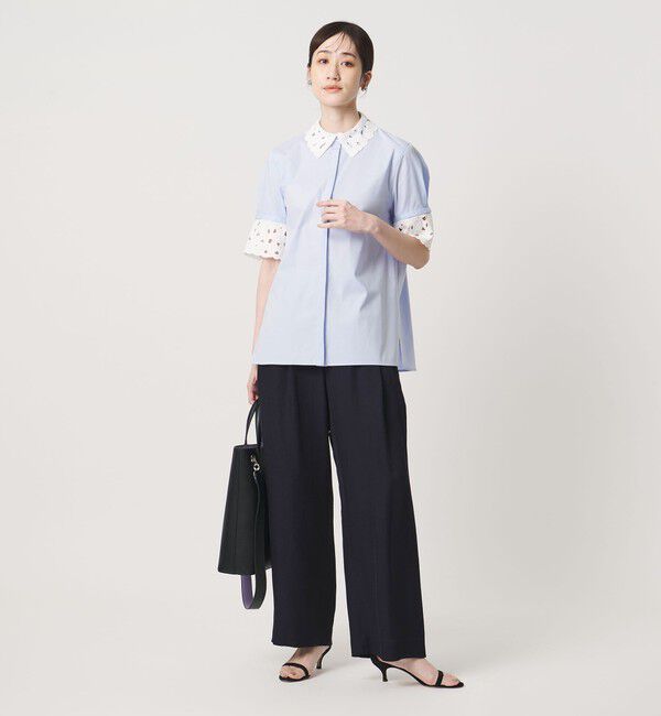 UNITED ARROWS「エンブロイダリー シャツ ブラウス 4WAY」|シャツ・ブラウス|