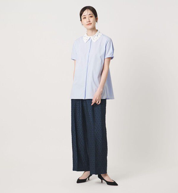 UNITED ARROWS「エンブロイダリー シャツ ブラウス 4WAY」|シャツ・ブラウス|