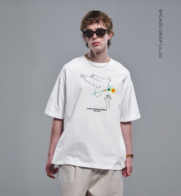 UNITED ARROWS green label relaxing「【別注】＜PABLO PICASSO＞インスパイアアート プリント 半袖 Tシャツ カットソー」|Tシャツ・カットソー|その他3