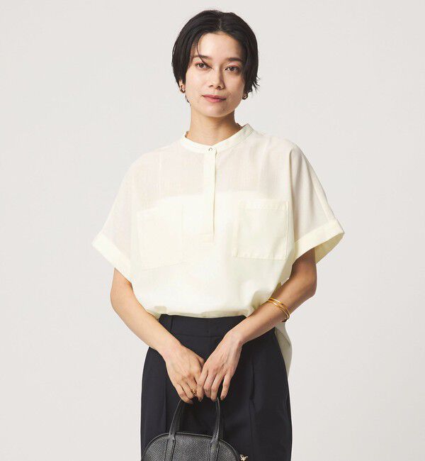 UNITED ARROWS green label relaxing「ボイル ポケット ショートスリーブ シャツ マシンウォッシャブル 吸水速乾 通気性」|シャツ・ブラウス|