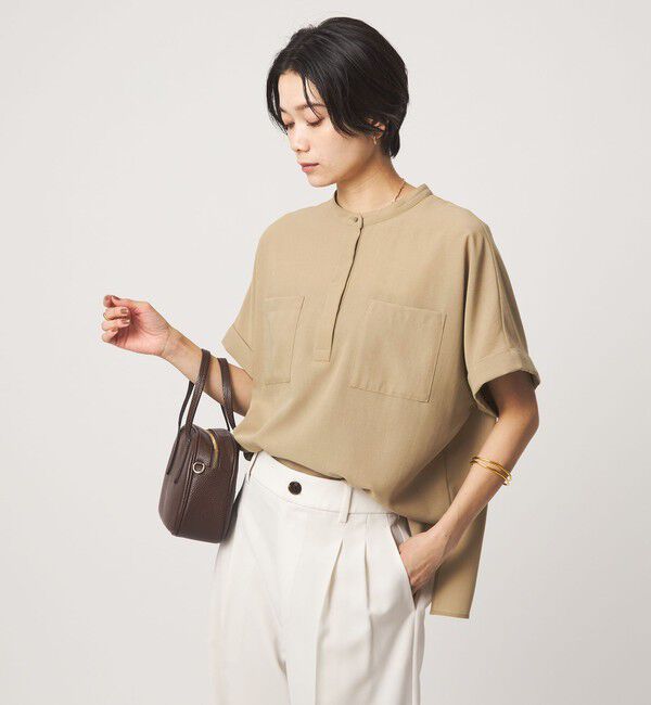 UNITED ARROWS green label relaxing「ボイル ポケット ショートスリーブ シャツ マシンウォッシャブル 吸水速乾 通気性」|シャツ・ブラウス|